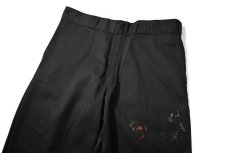 画像2: Used Dickies 874 Painted Work Pants Black (2)