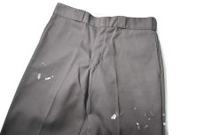 画像2: Used Dickies 874 Painted Work Pants Gravel Grey (2)