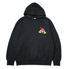 画像1: 90s Used Disney Raglan Sleeve Sweat Hoodie 両面プリント (1)