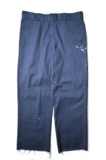 画像1: Used Dickies 874 Painted Work Pants Navy (1)