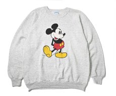 画像1: 80s Used Disney Raglan Sleeve Sweat Shirt made in USA (1)