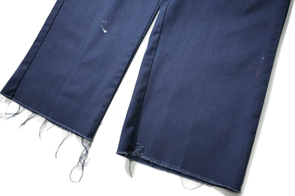 画像3: Used Dickies 874 Painted Work Pants Navy (3)