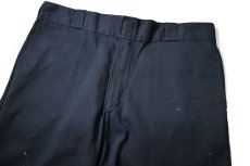 画像2: Used Dickies 874 Flex Painted Work Pants Dark Navy (2)