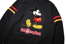 画像2: 80s Used Disney Felt Print Sweat Shirt made in USA (2)