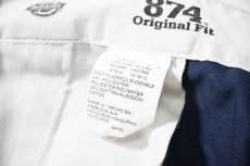 画像6: Used Dickies 874 Painted Work Pants Navy (6)