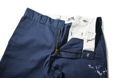 画像5: Used Dickies 874 Painted Work Pants Navy (5)