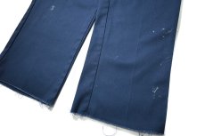 画像3: Used Dickies 874 Painted Work Pants Navy (3)