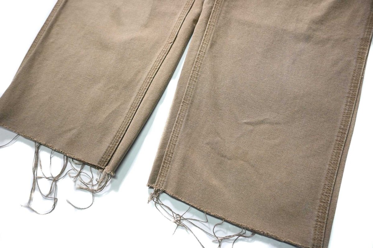 画像3: 12' Used Carhartt Duck Carpenter Pants Canyon Brown カーハート (3)