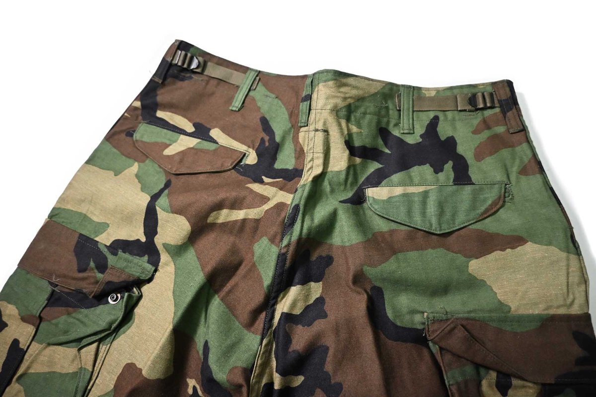 画像4: 85' Deadstock Us Army M-65 Field Pants Woodland Camo (4)