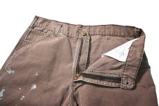 画像5: 02' Used Carhartt Duck Carpenter Pants Chestnut カーハート (5)
