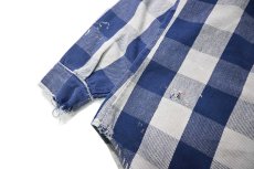 画像4: 80-90s Used Five Brother Heavy Flannel Shirt made in USA (4)