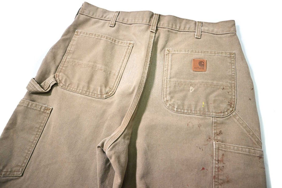 画像4: 12' Used Carhartt Duck Carpenter Pants Canyon Brown カーハート (4)