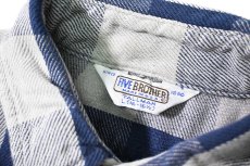 画像5: 80-90s Used Five Brother Heavy Flannel Shirt made in USA (5)