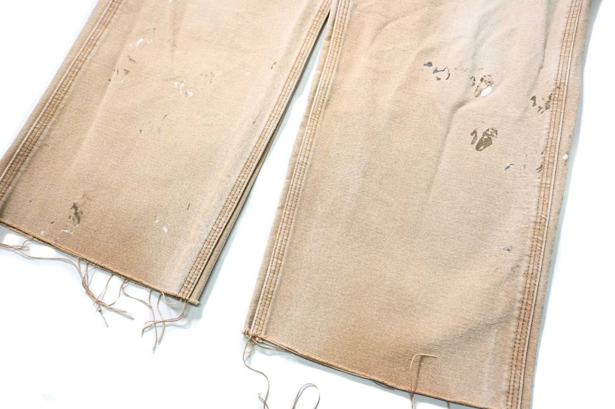 画像3: 17' Used Carhartt Duck Carpenter Pants Brown カーハート (3)