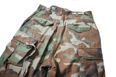 画像4: 85' Used Us Army M-65 Field Pants Woodland Camo (4)