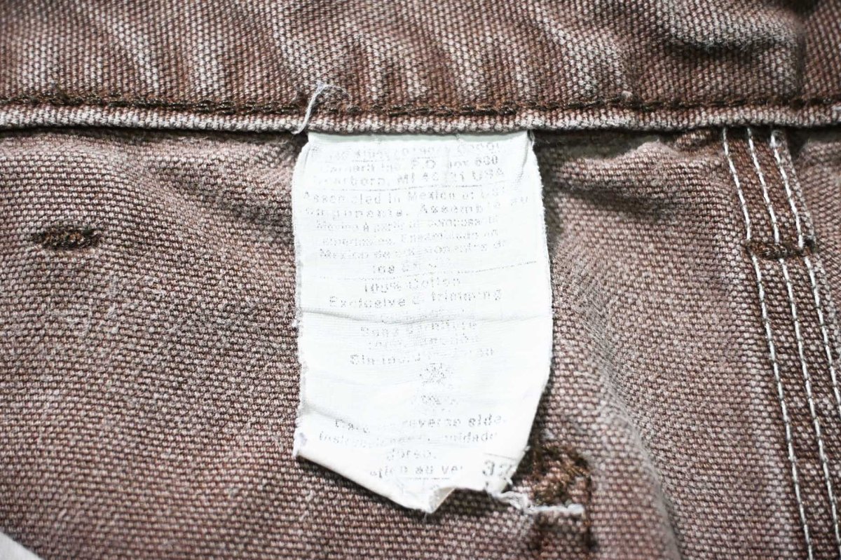 画像6: 00s Used Carhartt Duck Carpenter Pants Chestnut カーハート (6)
