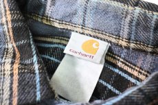 画像4: 90s Used Carhartt Heavy Flannel Shirt (4)