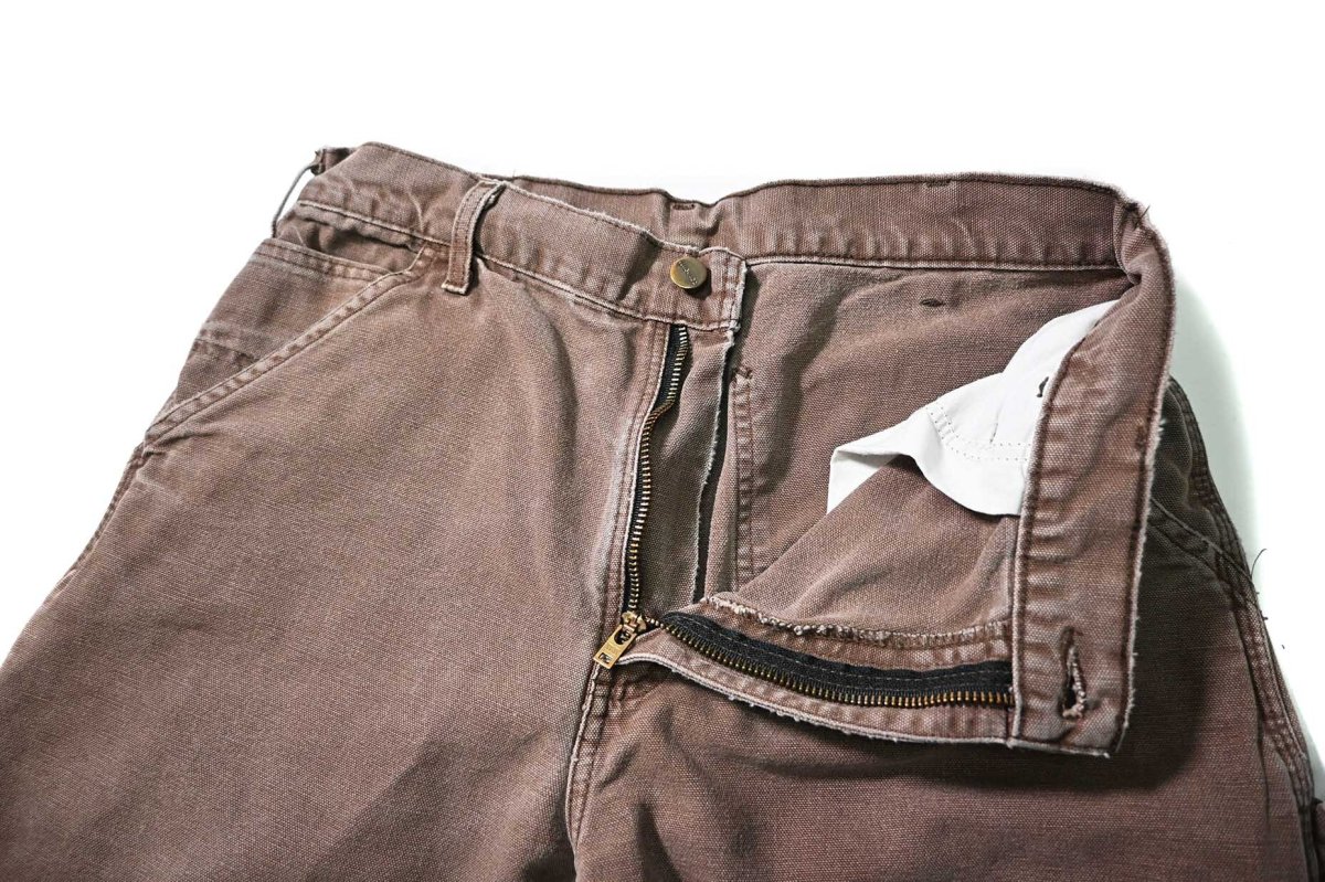 画像5: 00s Used Carhartt Duck Carpenter Pants Chestnut カーハート (5)