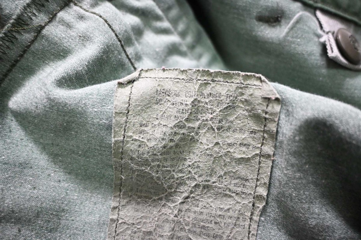画像7: 85' Used Us Army M-65 Field Pants Woodland Camo (7)