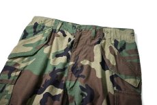 画像2: 86' Used Us Army M-65 Field Pants Woodland Camo (2)