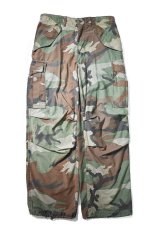 画像1: 85' Used Us Army M-65 Field Pants Woodland Camo (1)