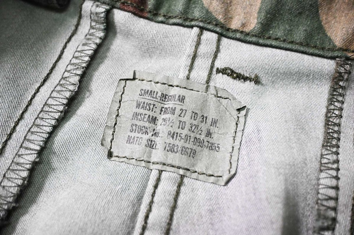 画像6: 89' Used Us Army M-65 Field Pants Woodland Camo (6)