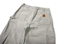 画像4: 07' Used Carhartt Duck Carpenter Pants Desert カーハート (4)