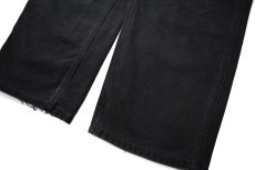 画像3: 06' Used Carhartt Duck Carpenter Pants Black カーハート (3)