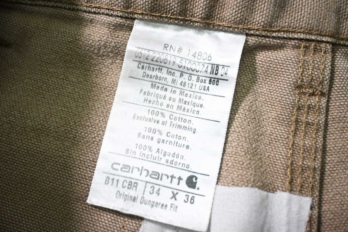 画像7: 12' Used Carhartt Duck Carpenter Pants Canyon Brown カーハート (7)