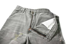 画像5: 03' Used Carhartt Duck Carpenter Pants Moss カーハート (5)
