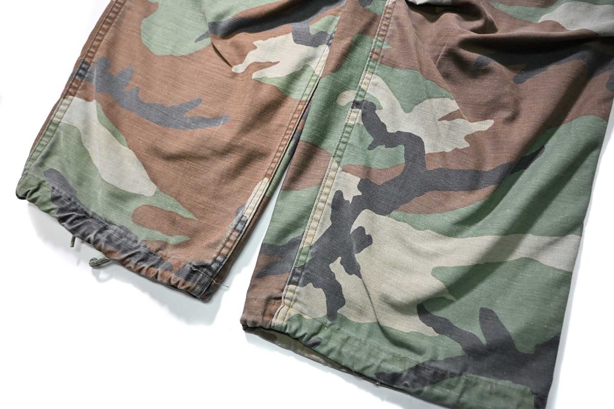画像3: 85' Used Us Army M-65 Field Pants Woodland Camo (3)