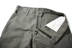 画像6: 16' Used Carhartt Duck Carpenter Pants Moss カーハート (6)