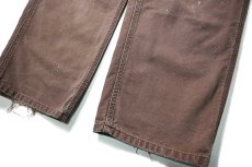 画像3: 02' Used Carhartt Duck Carpenter Pants Chestnut カーハート (3)