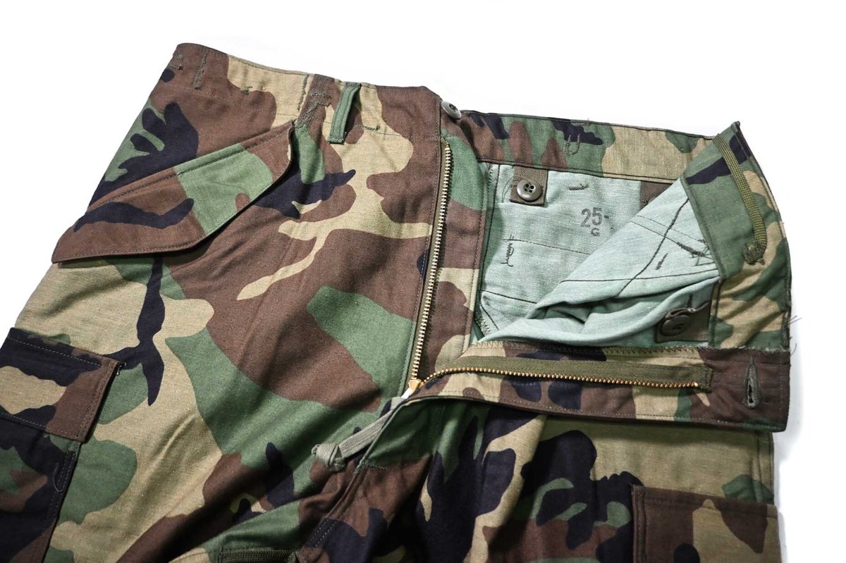 画像5: 85' Deadstock Us Army M-65 Field Pants Woodland Camo (5)