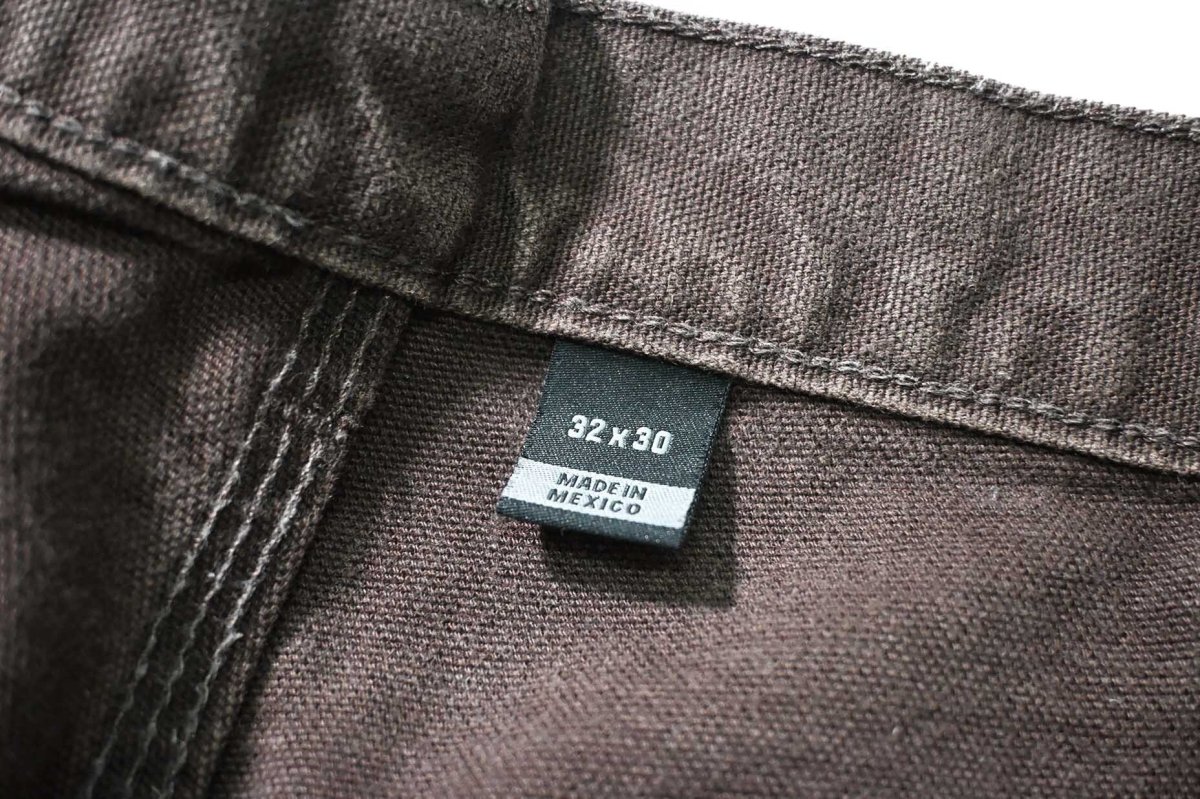 画像7: 23' Used Carhartt Duck Double Knee Carpenter Pants Dark Brown カーハート (7)
