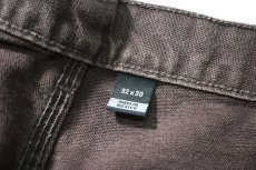 画像7: 23' Used Carhartt Duck Double Knee Carpenter Pants Dark Brown カーハート (7)