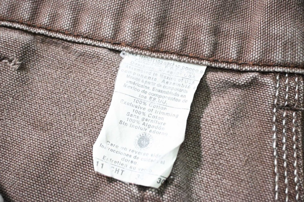 画像6: 02' Used Carhartt Duck Carpenter Pants Chestnut カーハート (6)
