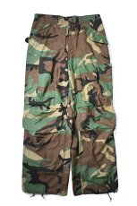 画像1: 85' Deadstock Us Army M-65 Field Pants Woodland Camo (1)