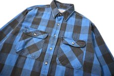 画像2: 80-90s Used Private Property Heavy Flannel Shirt made in USA (2)