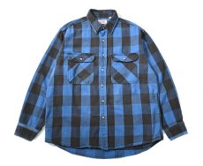 画像1: 80-90s Used Private Property Heavy Flannel Shirt made in USA (1)