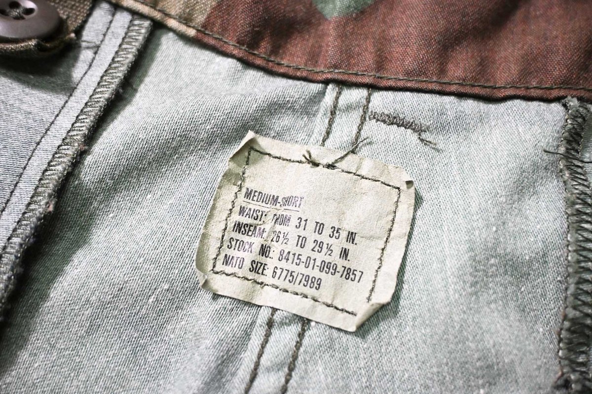画像6: 86' Used Us Army M-65 Field Pants Woodland Camo (6)