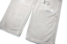 画像3: 14' Used Carhartt Duck Carpenter Pants Desert カーハート (3)