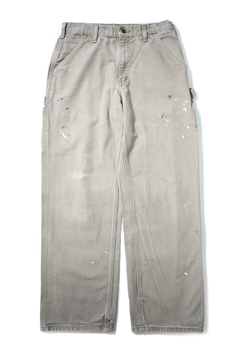 画像1: 07' Used Carhartt Duck Carpenter Pants Desert カーハート (1)