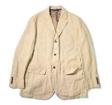 画像1: 90-00s Used Polo Ralph Lauren Linen Tailored Jacket (1)
