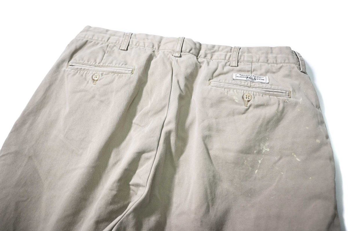 画像4: 90-00s Used Polo Ralph Lauren Andrew Pants Khaki ラルフローレン (4)