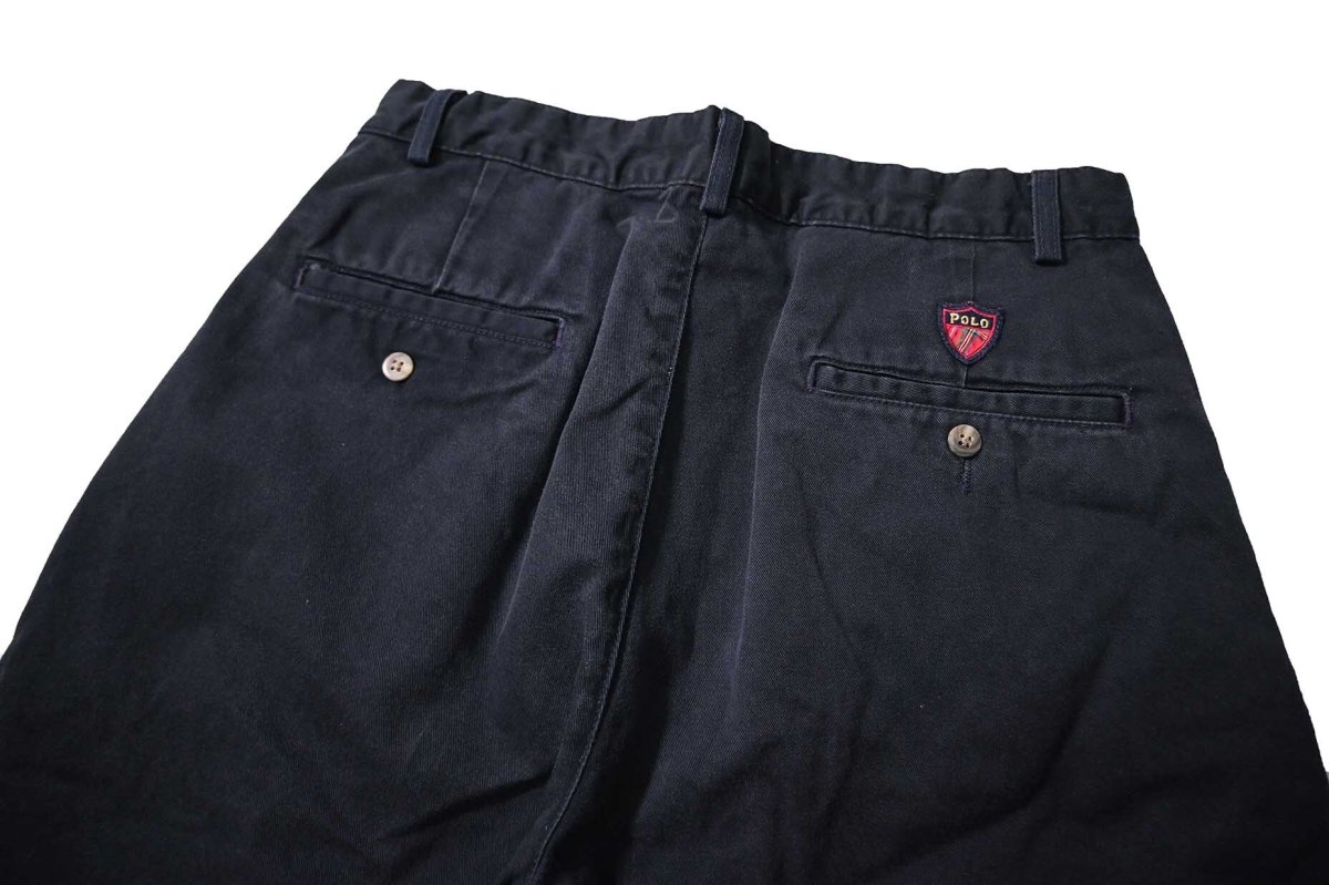 画像4: 90-00s Used Polo Ralph Lauren The Classic Golf Pants Navy made in USA ラルフローレン (4)