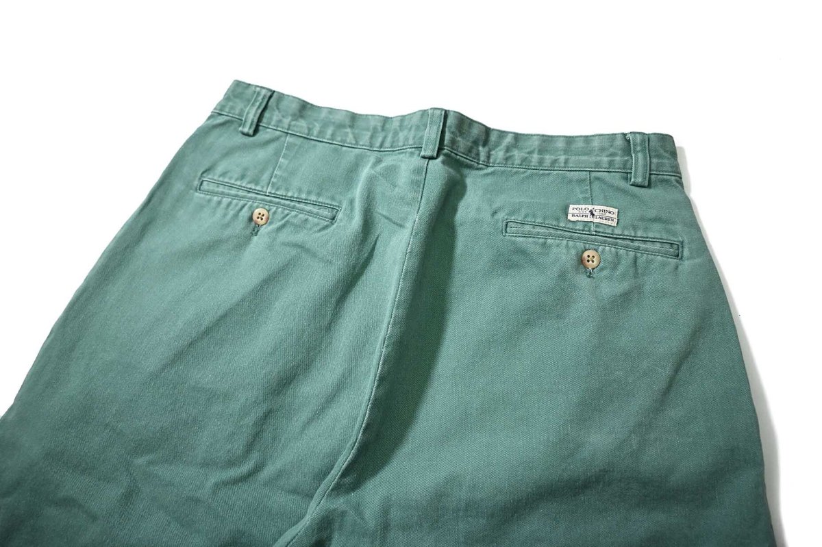 画像4: 90-00s Used Polo Ralph Lauren Hammond Pants Green ラルフローレン (4)