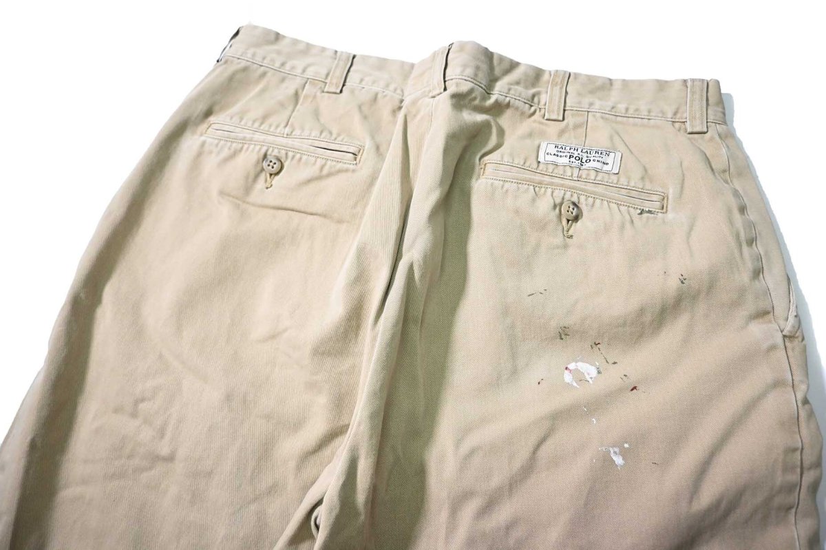 画像4: 90-00s Used Polo Ralph Lauren Prospect Pants Khaki ラルフローレン (4)
