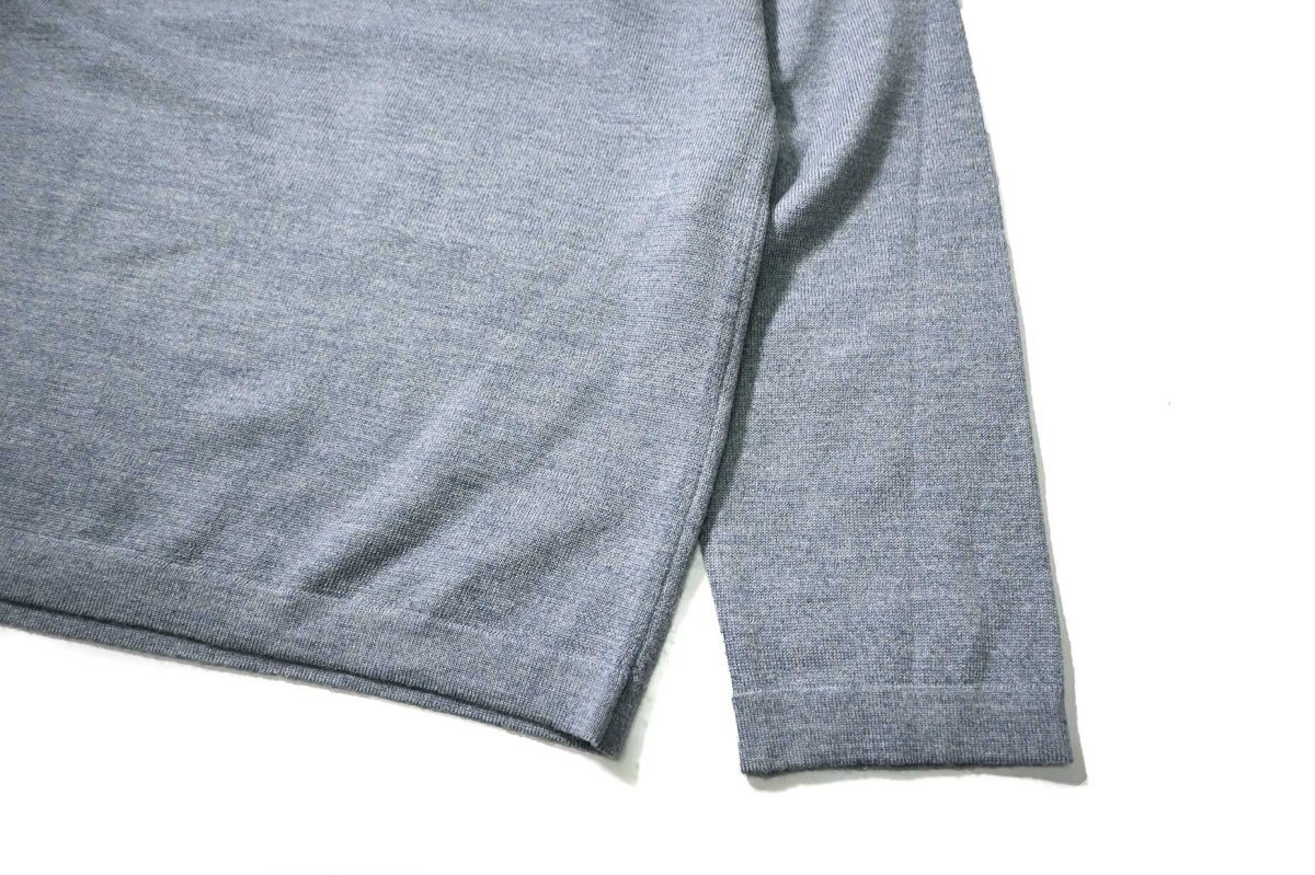 画像3: Used Brandini Wool High Gauge Skipper Knit Sweater (3)