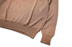 画像3: Used Linea Uomo Rayon High Gauge Knit Polo Camel (3)